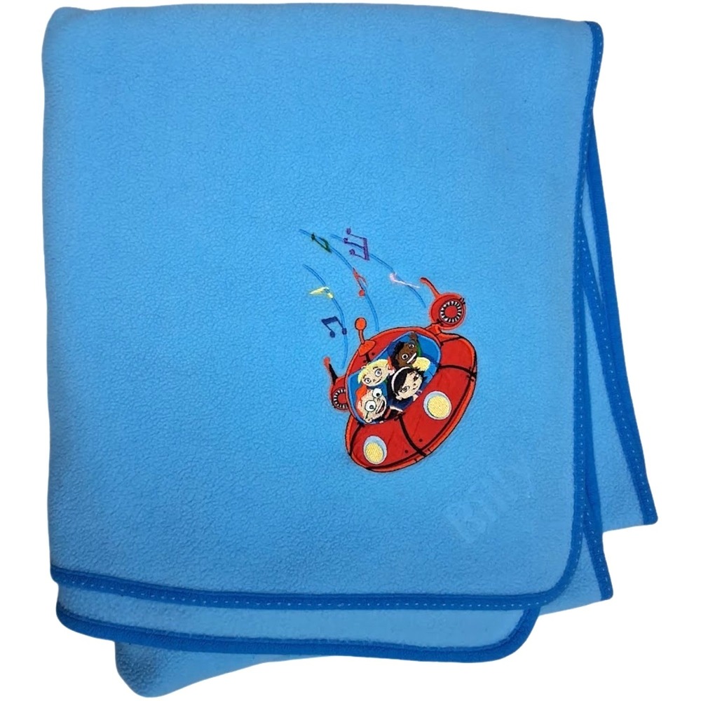 Disney Shopping Little Einsteins Blue Fleece Throw Blanket 50x60 Htf Big‎ Thin
